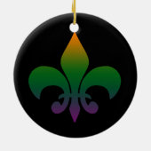 Fleur de lis keramisch ornament (Achterkant)