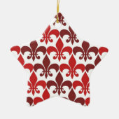 Fleur De Lis Keramisch Ornament (Voorkant)