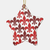 Fleur De Lis Keramisch Ornament (Links)