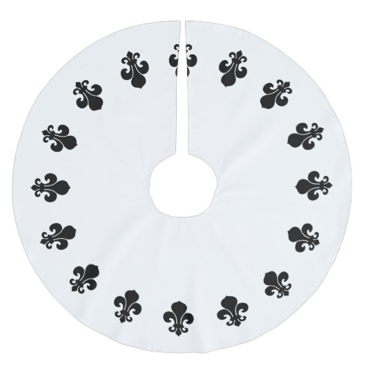 Fleur De Lis Kerstboom Rok (Voorkant)