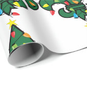 Fleur De Lis Kerstmis Cadeaupapier (Rol Hoek)