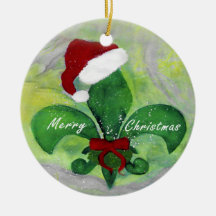 Fleur de lis kerstornament van mijn kunst.