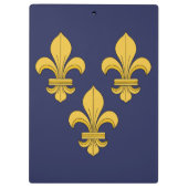 Fleur-de-lis Klembord (Achterkant)