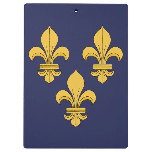 Fleur-de-lis Klembord (Achterkant)
