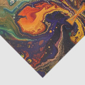 Fleur de Lis Kleurrijke Mardi Gras Tissuepapier (Detail)