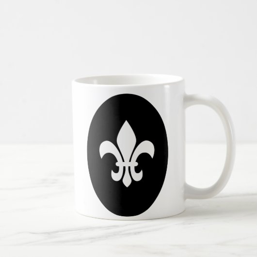 Fleur de Lis Koffiemok (Rechts)