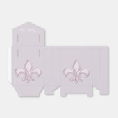 Fleur De Lis. Koninklijk ontwerp Bedankdoosjes (Uitgevouwen)