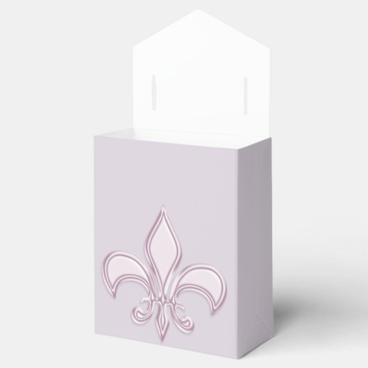 Fleur De Lis. Koninklijk ontwerp Bedankdoosjes (Geopend)