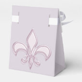 Fleur De Lis. Koninklijk ontwerp Bedankdoosjes (Achterkant)