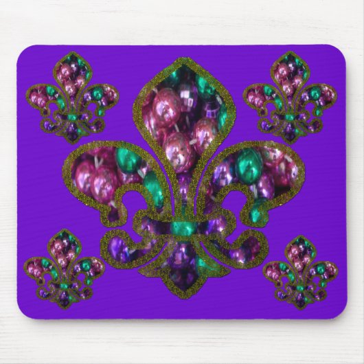 fleur de Lis-kradmousepad Muismat (Voorkant)