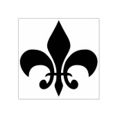 fleur de lis kunststempel rubberstempel (Afrduk)
