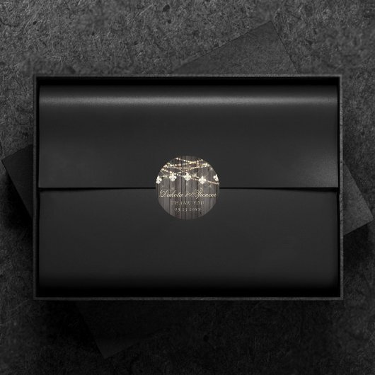 Fleur de Lis Landelijke Lichten | Boho Chic Bruilo Ronde Sticker