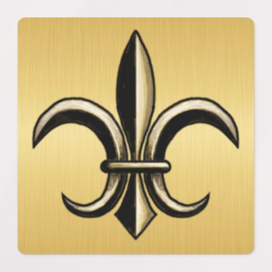 Fleur De Lis Lebels Labels (Design 1)