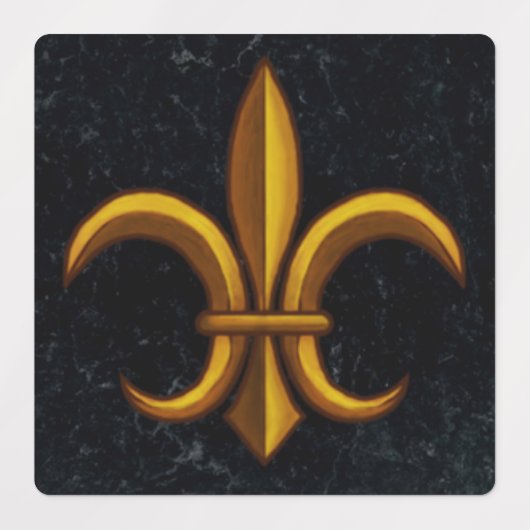 Fleur De Lis Lebels Labels (Design 2)