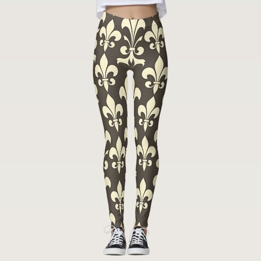 Fleur de Lis Leggings (Voorkant)