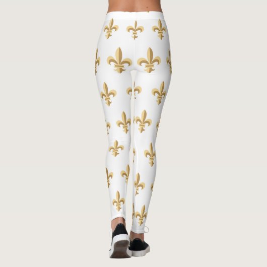 Fleur De Lis-Leggings Leggings (Achterkant)