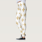 Fleur De Lis-Leggings Leggings (Links)