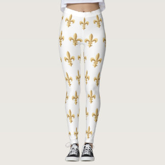 Fleur De Lis-Leggings Leggings