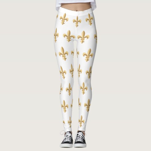 Fleur De Lis-Leggings Leggings (Voorkant)