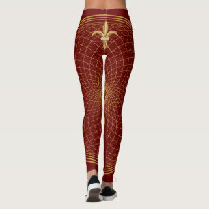 Fleur De Lis-Leggings Leggings