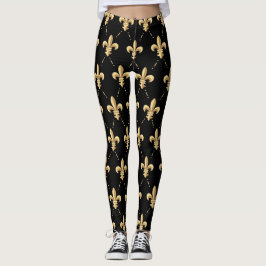 Fleur De Lis-Leggings Leggings