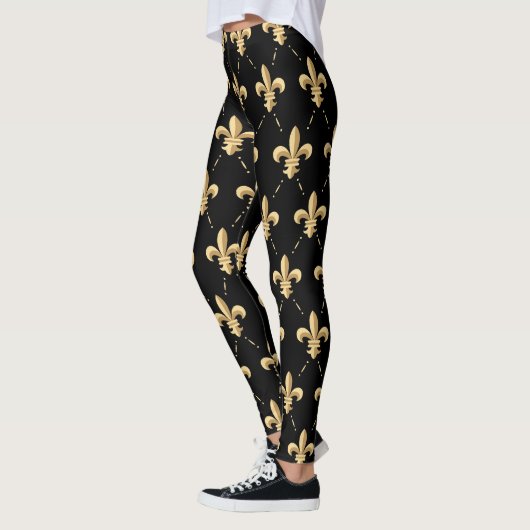 Fleur De Lis-Leggings Leggings (Links)
