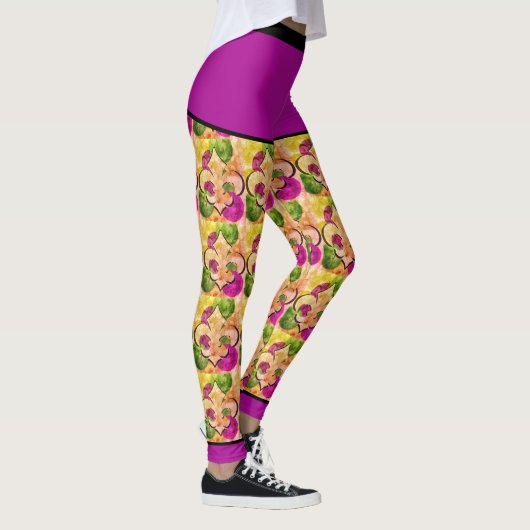 Fleur-de-Lis-Leggings Leggings (Rechts)