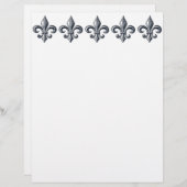Fleur de lis letterhead (Voorkant / Achterkant)