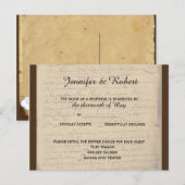  Fleur de Lis Liefdesbrief RSVP Briefkaart (Voorkant / Achterkant)