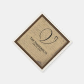 Fleur de Lis Liefdesbrief Trouwservetten Servet (Hoek)