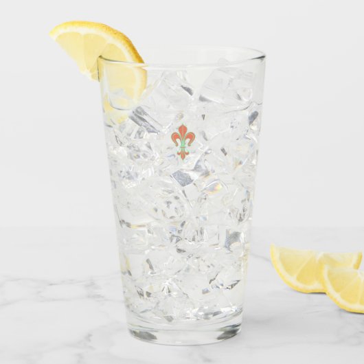 Fleur de lis – Lilie – Lily – Schwertlilie Glas (Voorkant ijs)