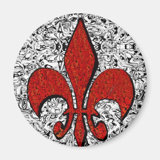fleur de lis magneet (Voorkant)