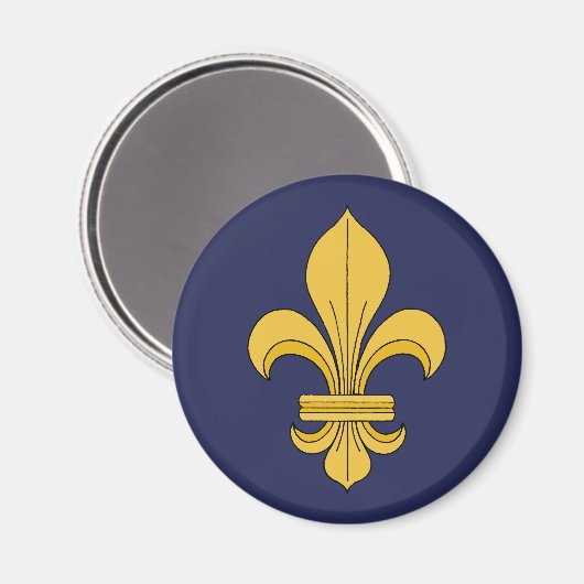 Fleur-de-lis Magneet (Voorkant / Achterkant)