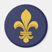 Fleur-de-lis Magneet (Voorkant)