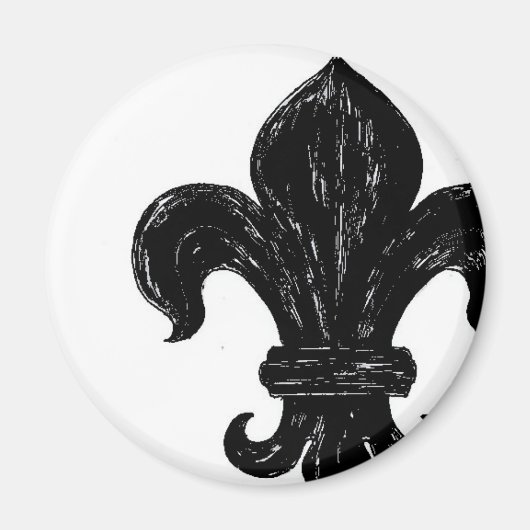 Fleur de lis magneet (Voorkant)