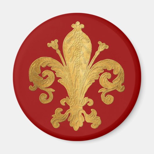 Fleur-de-lis Magneet (Voorkant)