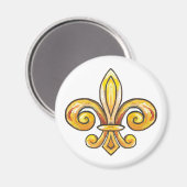 Fleur de Lis Magnet (Voorkant / Achterkant)