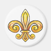 Fleur de Lis Magnet (Voorkant)