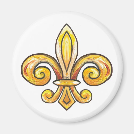 Fleur de Lis Magnet (Voorkant)