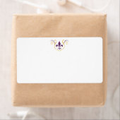 Fleur de Lis Mailing Address Label (Insitu)