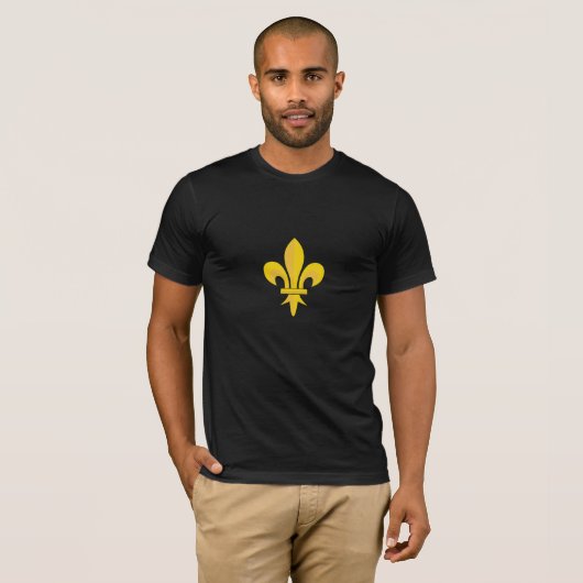 Fleur de Lis Mannen T-Shirt (Voorkant volledig)