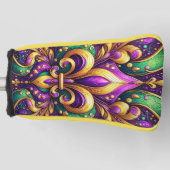 Fleur de Lis Mardi Gras Golfheadcover (Voorkant)