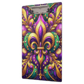 Fleur de Lis Mardi Gras Klembord (Links)