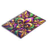 Fleur de Lis Mardi Gras Notitieboek (Linkerzijde)