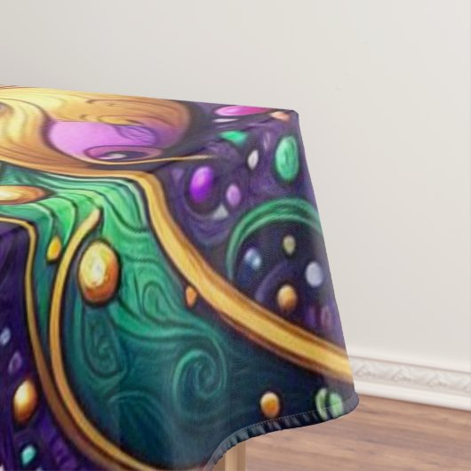 Fleur de Lis Mardi Gras Tafelkleed (Voorbeeld)