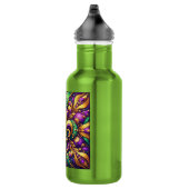 fleur de lis Mardi Gras Waterfles (Rechts)