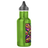 fleur de lis Mardi Gras Waterfles (Links)