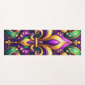 Fleur de Lis Mardi Gras Yogamat (Voorkant (horizontaal))