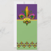 Fleur de lis Mask (Achterkant)