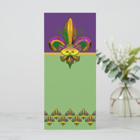 Fleur de lis Mask (Staand voorkant)